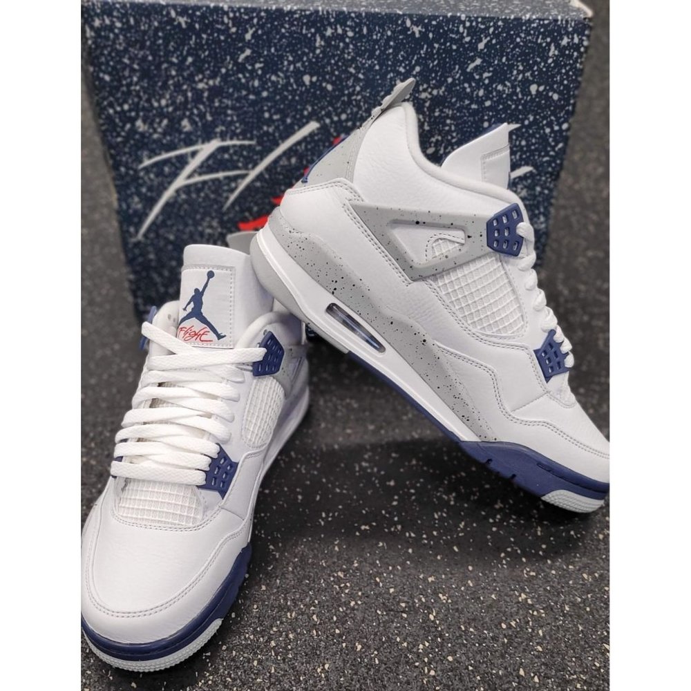 Air Jordan 4 Retro Midnight Navy Size 9 Men's/10.5 Women's DH6927-140 - Picture 5 of 8